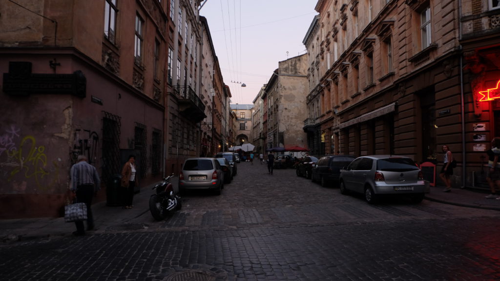Lvivs berühmte Innenstadt