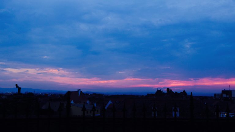 Sibiu im Abendlicht